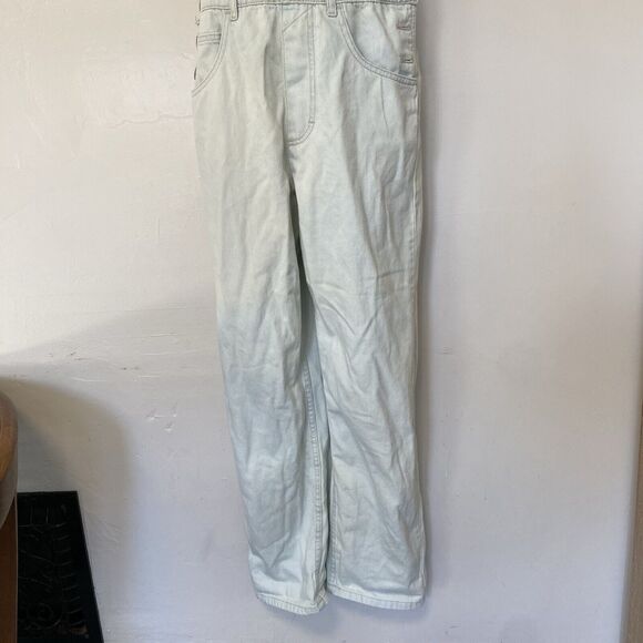 We The Free People Ziggy Denim Bib Overalls Size Small Light Wash Blue Women - Picture 3 of 12